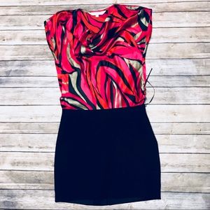 Trina Turk Cowl Neck Dress